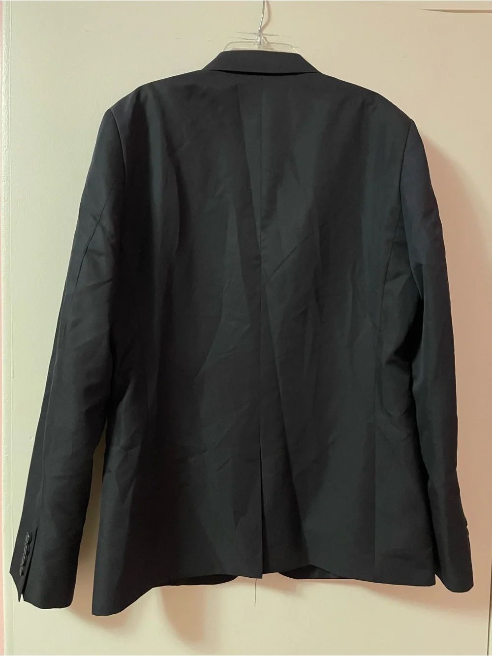GUESS Black Blazer with Red Logo Accent